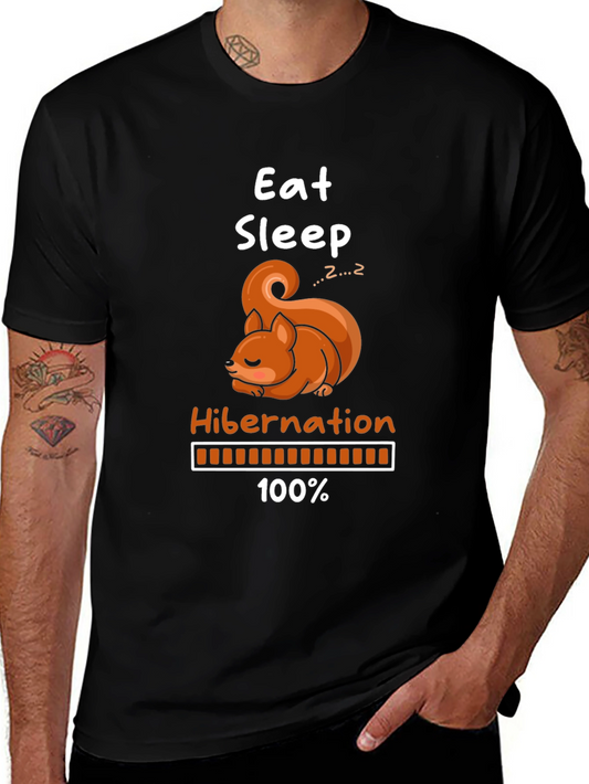 Eat Sleep Hibernation Squirrel T-Shirt