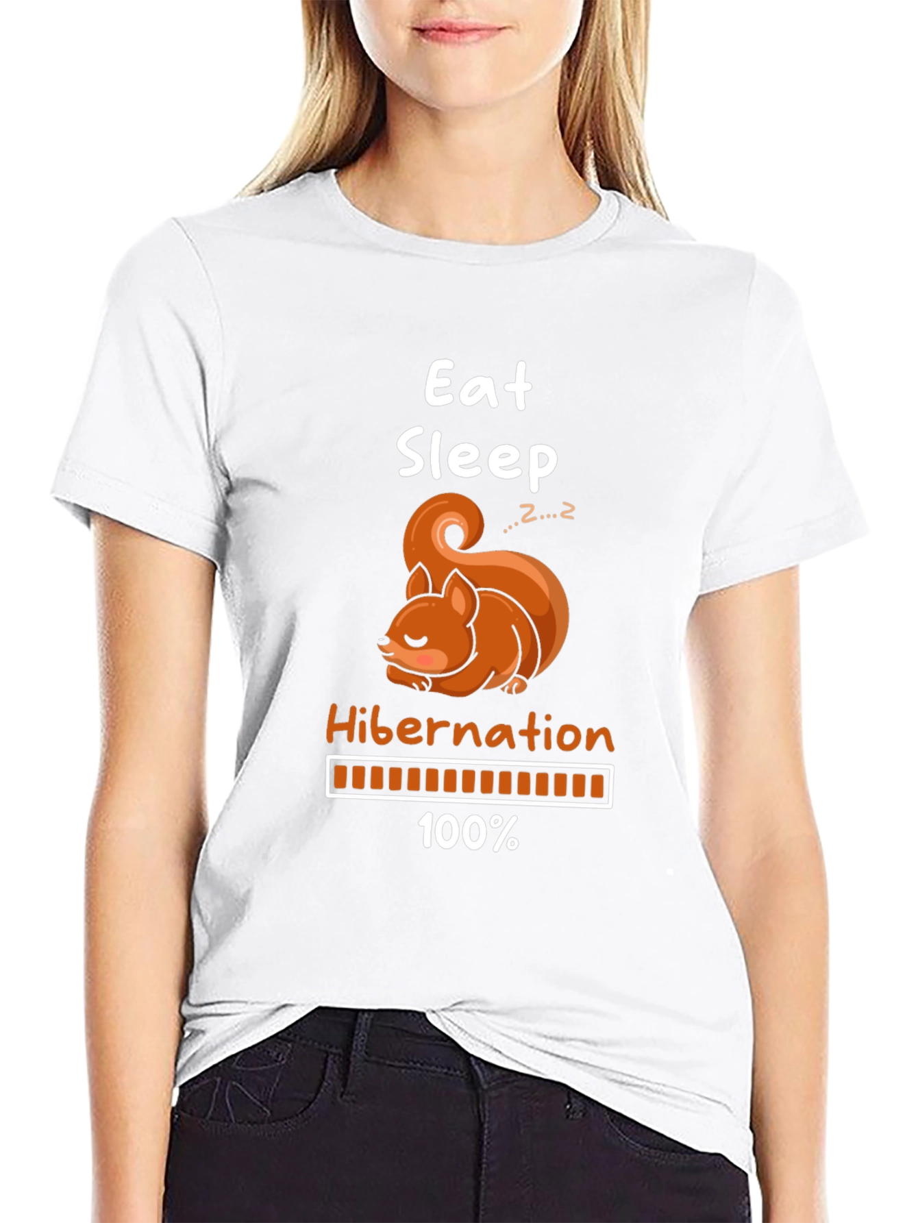 Eat Sleep Hibernation Squirrel T-Shirt