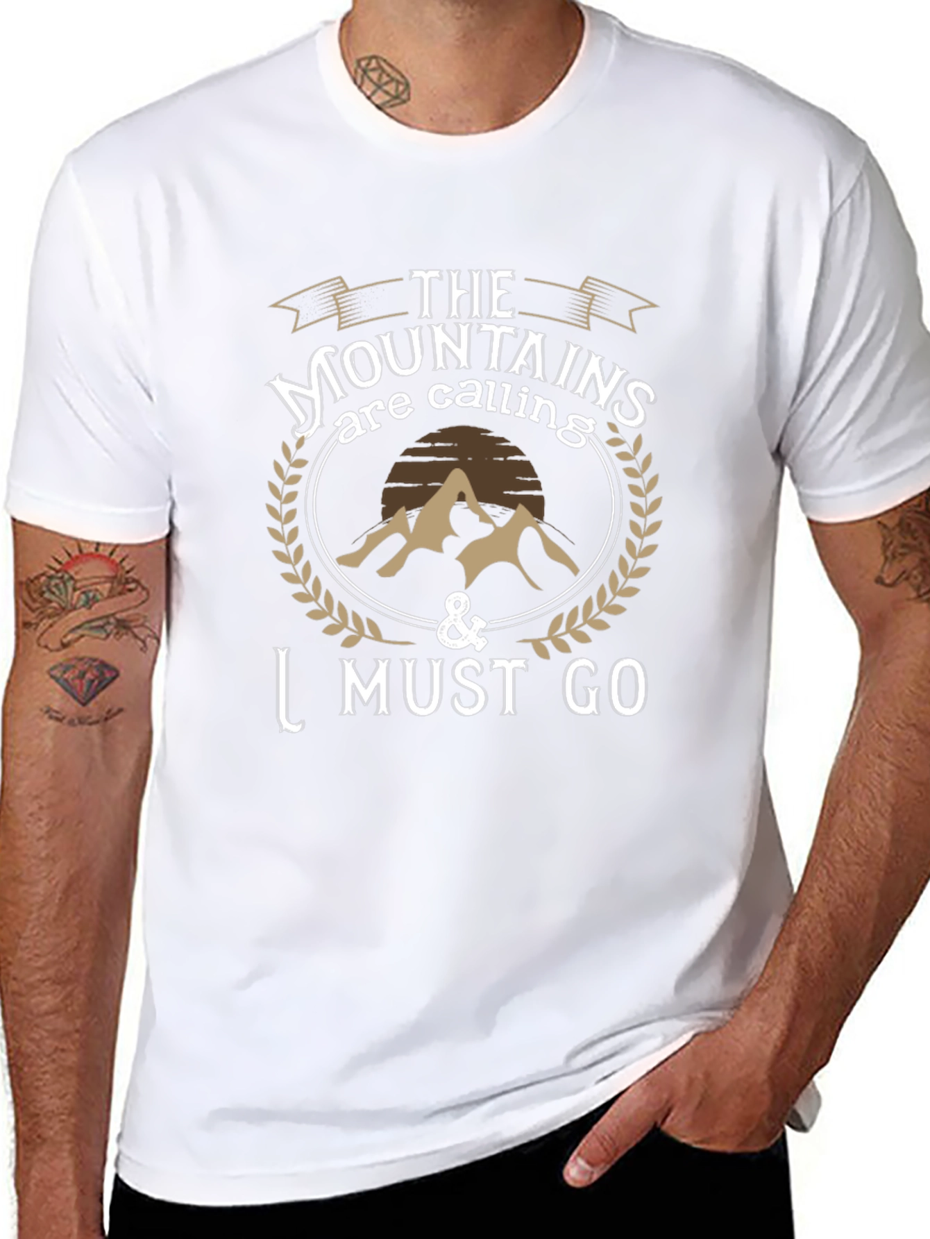 The Mountains are Calling T-Shirt - Adventure Awaits!