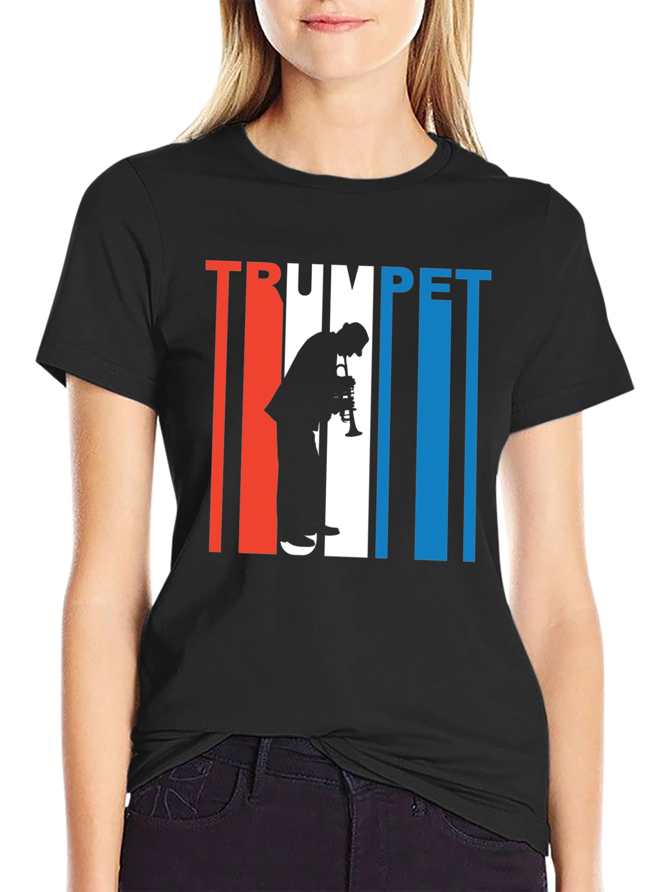 Trumpet Player Graphic Tee - Cool Musician T-Shirt
