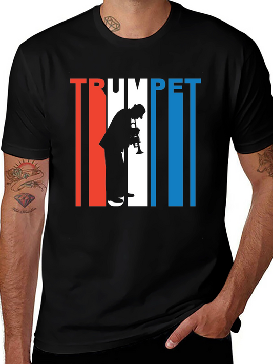 Trumpet Player Graphic Tee - Cool Musician T-Shirt