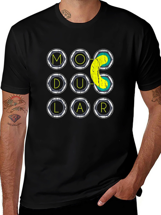 Modular Typewriter-Style Graphic Tee