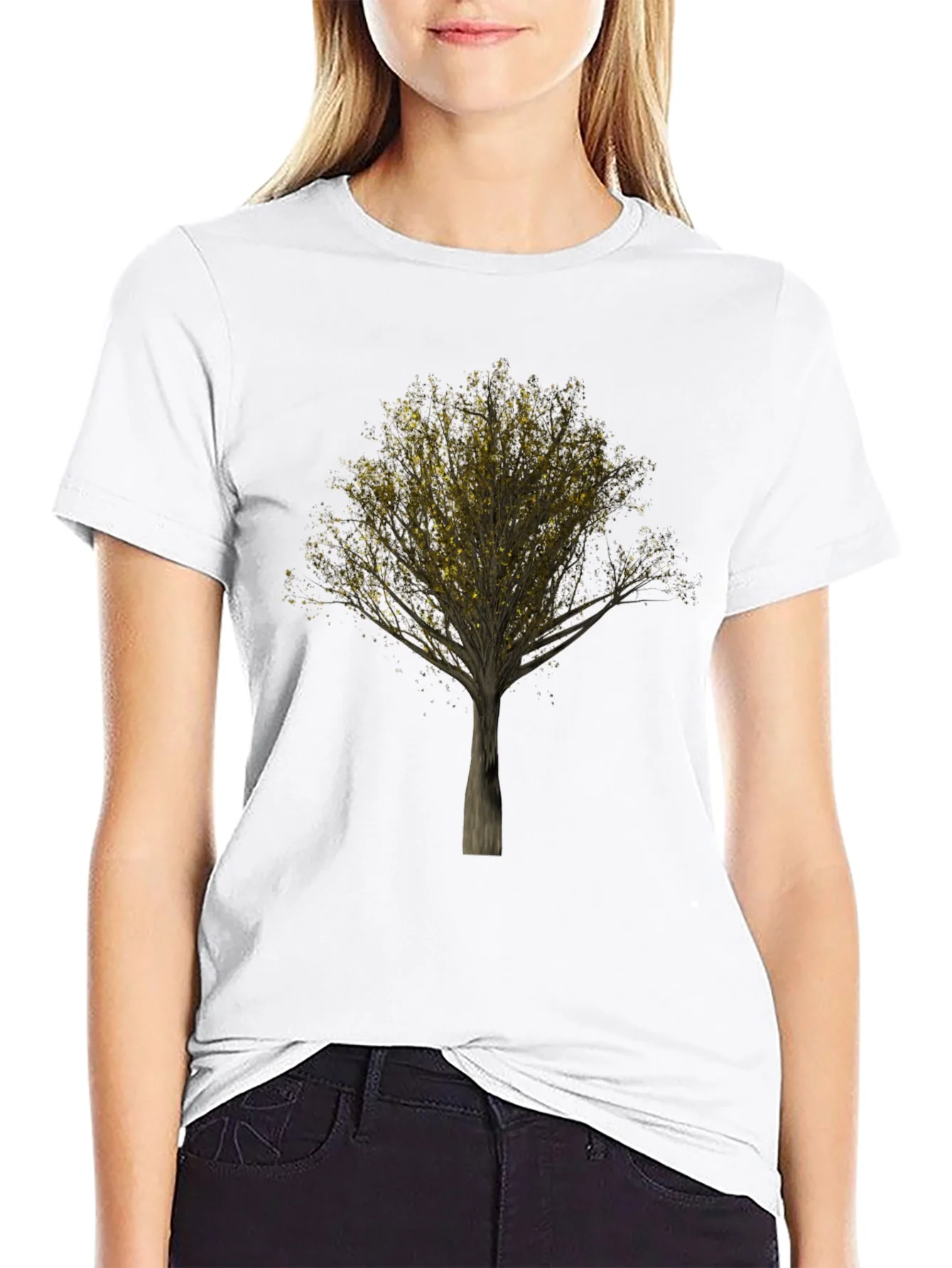 Golden Tree Black T-Shirt