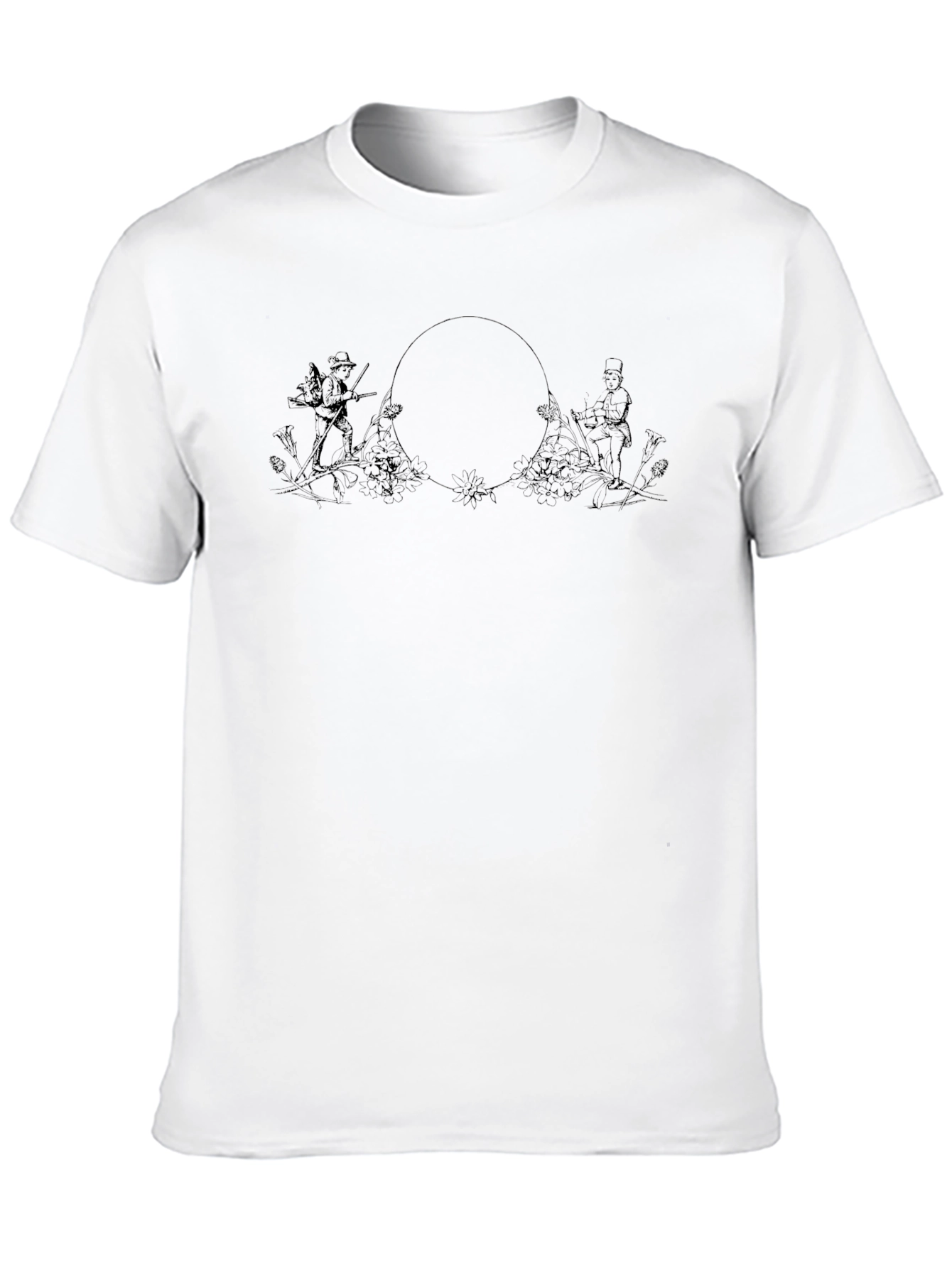 Mens Graphic Black T-Shirt