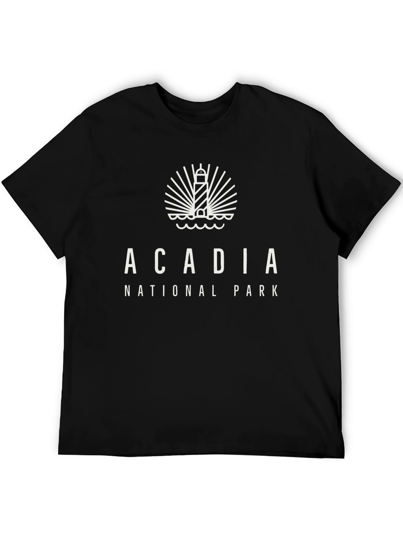Acadia National Park Lighthouse Graphic T-Shirt