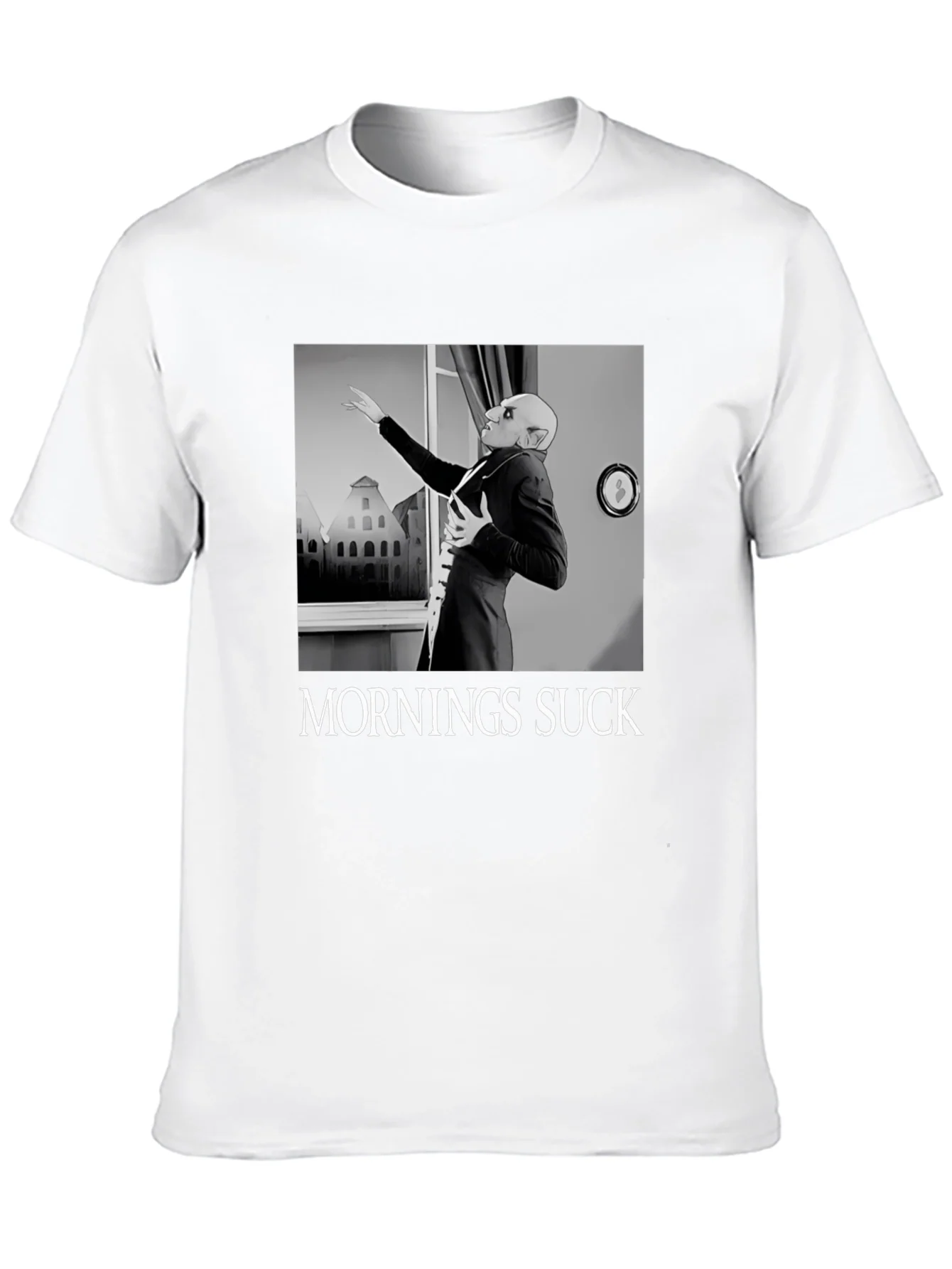 Mornings Suck Nosferatu T-Shirt