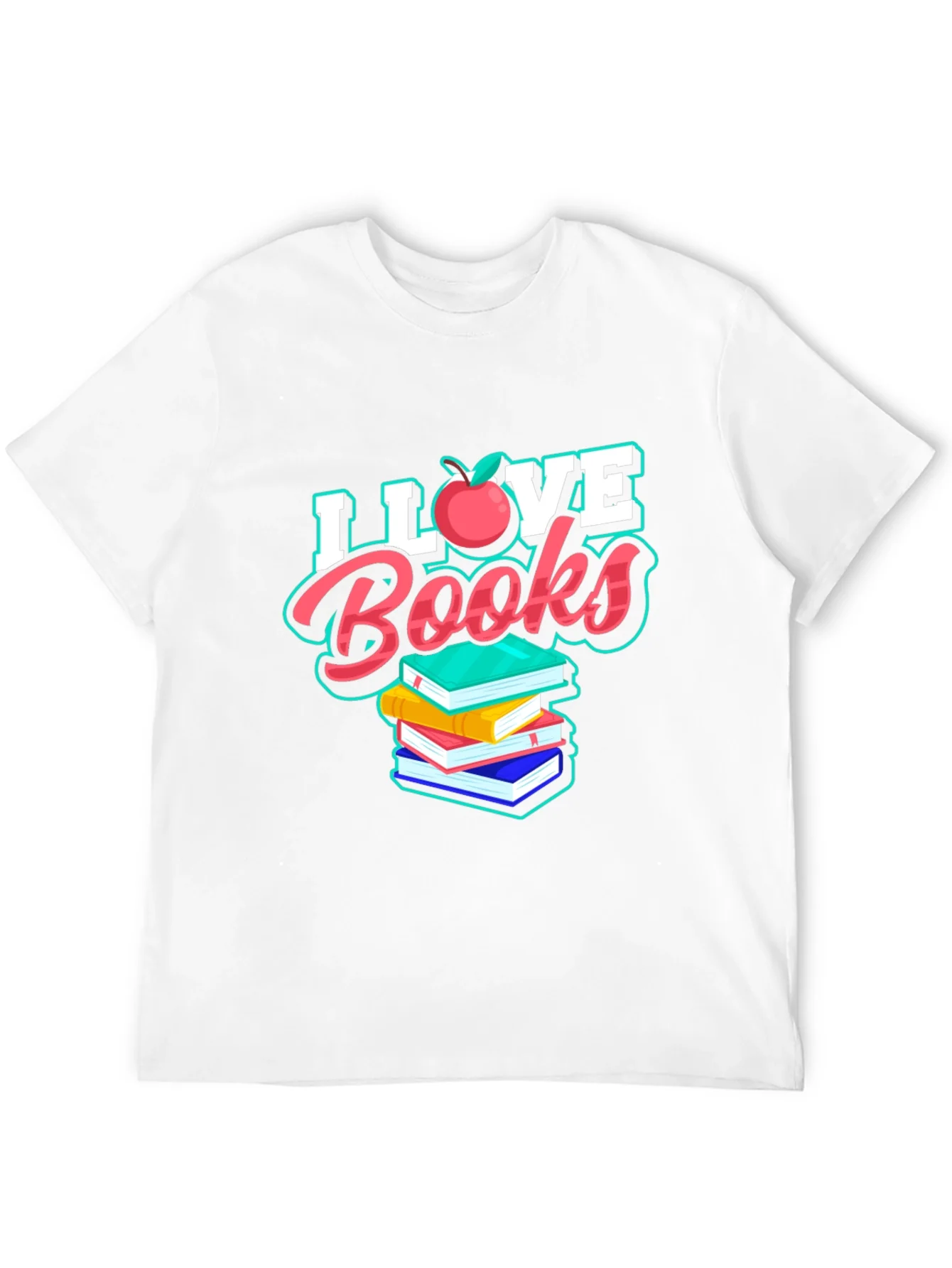 I Love Books T-Shirt - Unisex Design