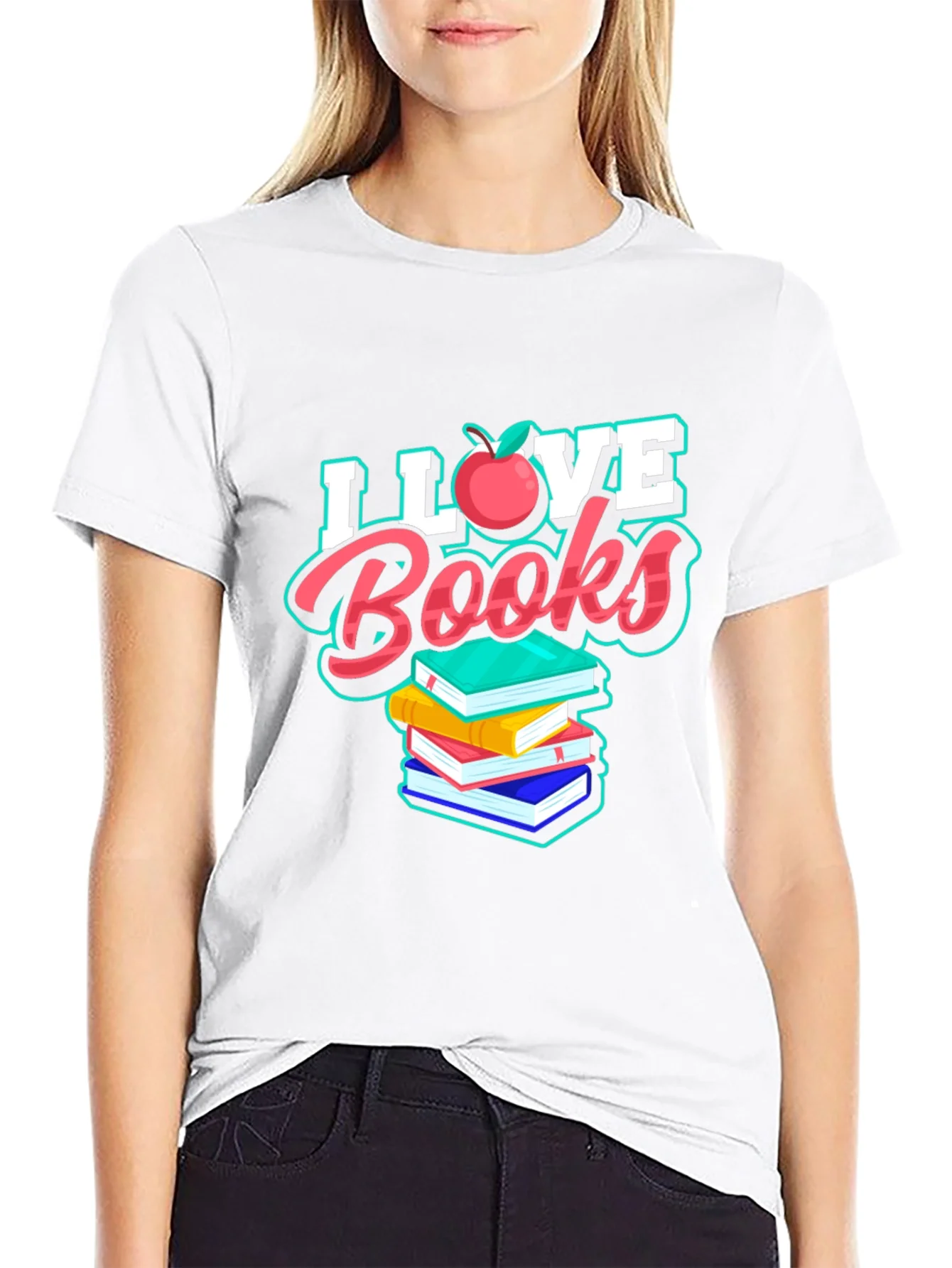 I Love Books T-Shirt - Unisex Design