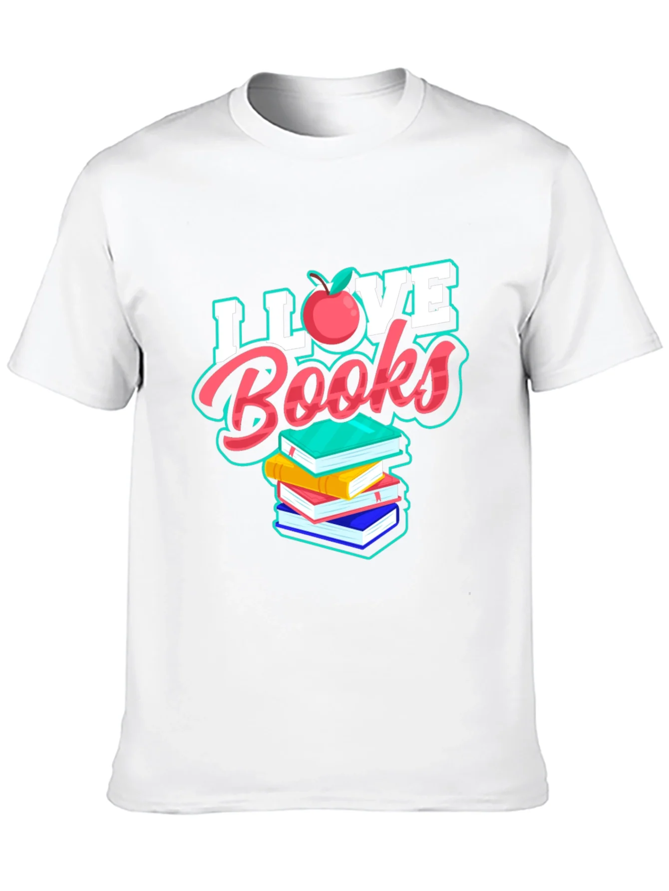 I Love Books T-Shirt - Unisex Design