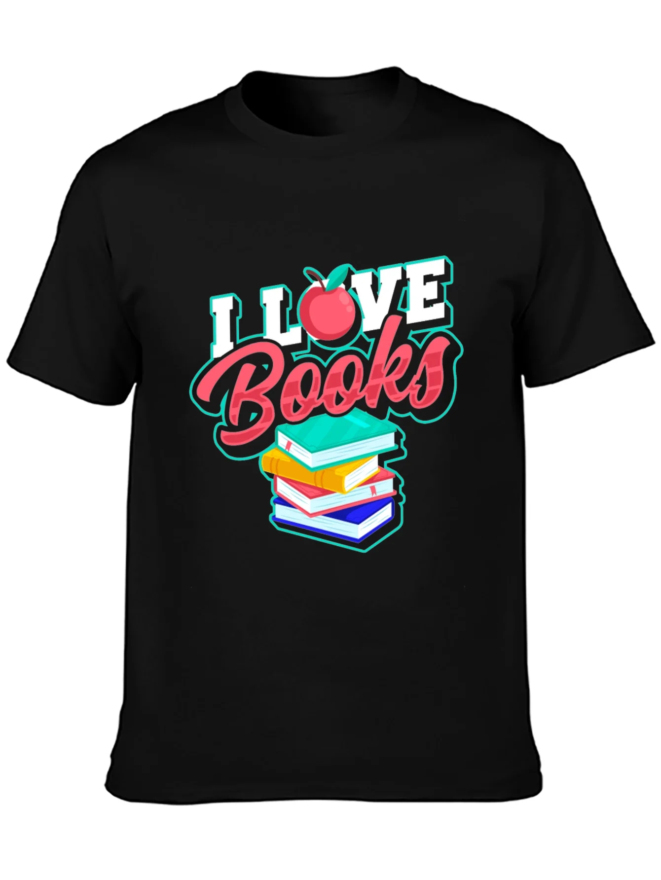 I Love Books T-Shirt - Unisex Design