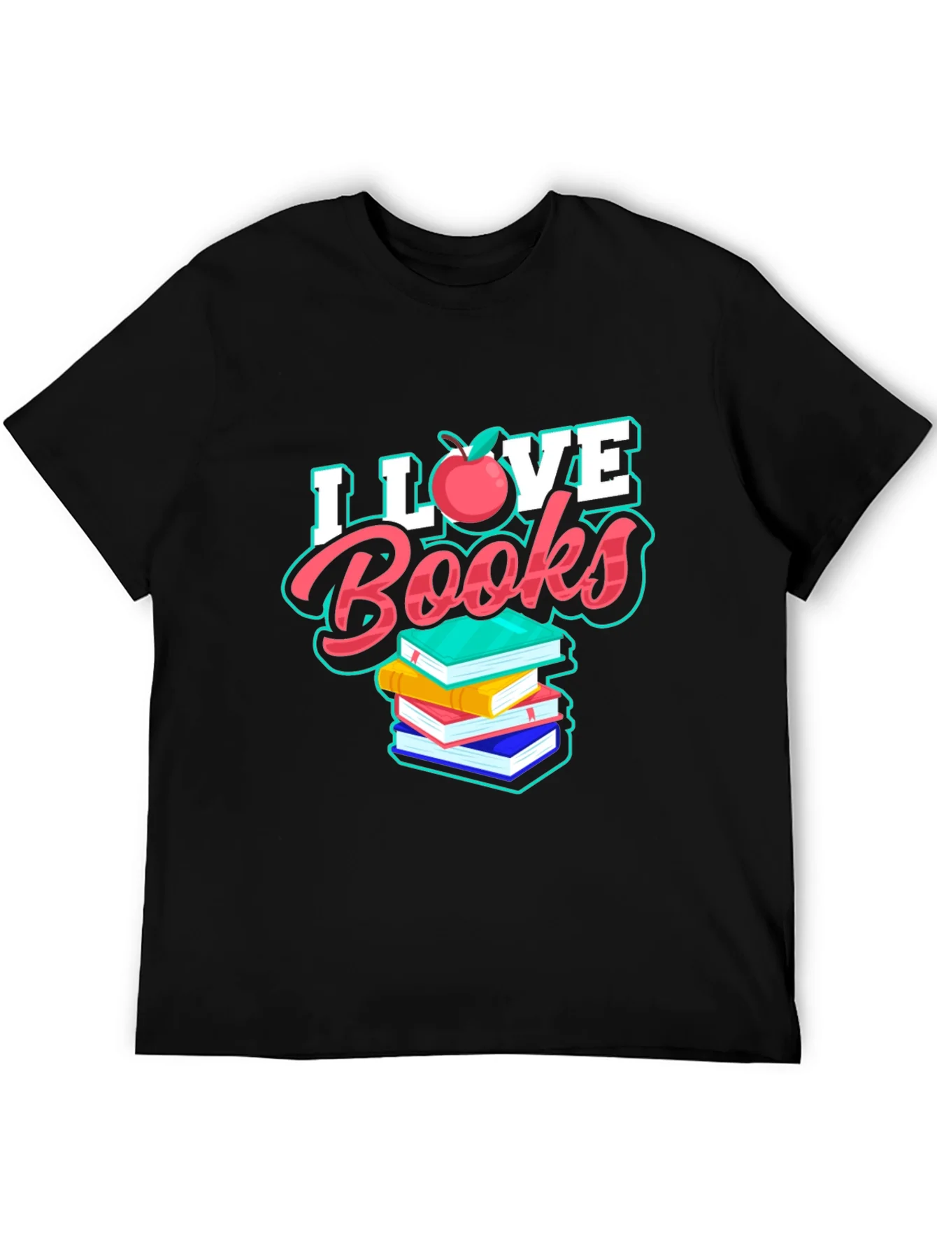 I Love Books T-Shirt - Unisex Design