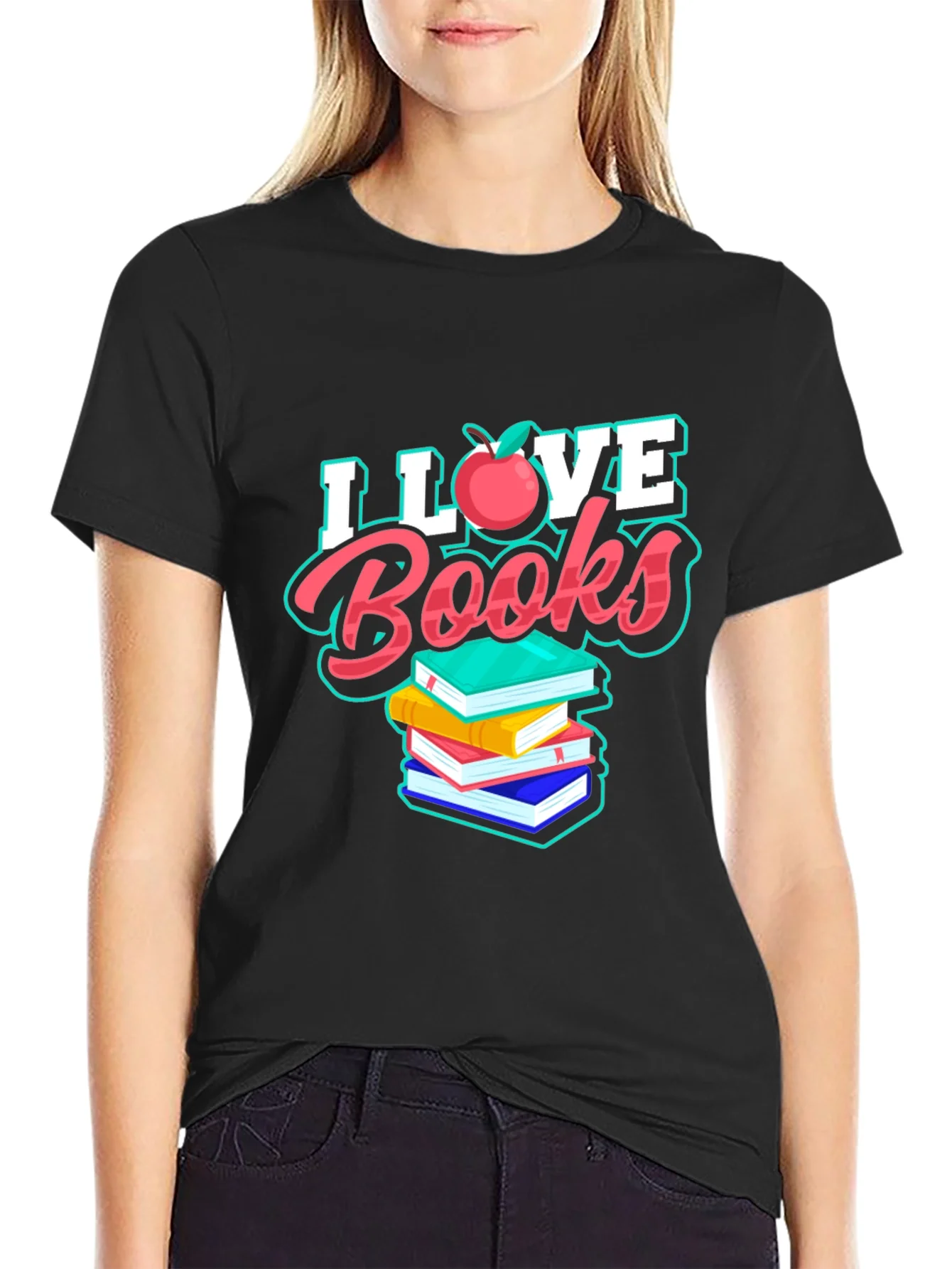 I Love Books T-Shirt - Unisex Design