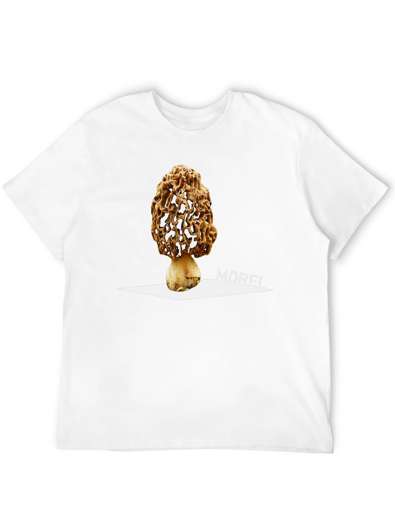 Morel Mushroom Graphic Tee - Unique Nature Design