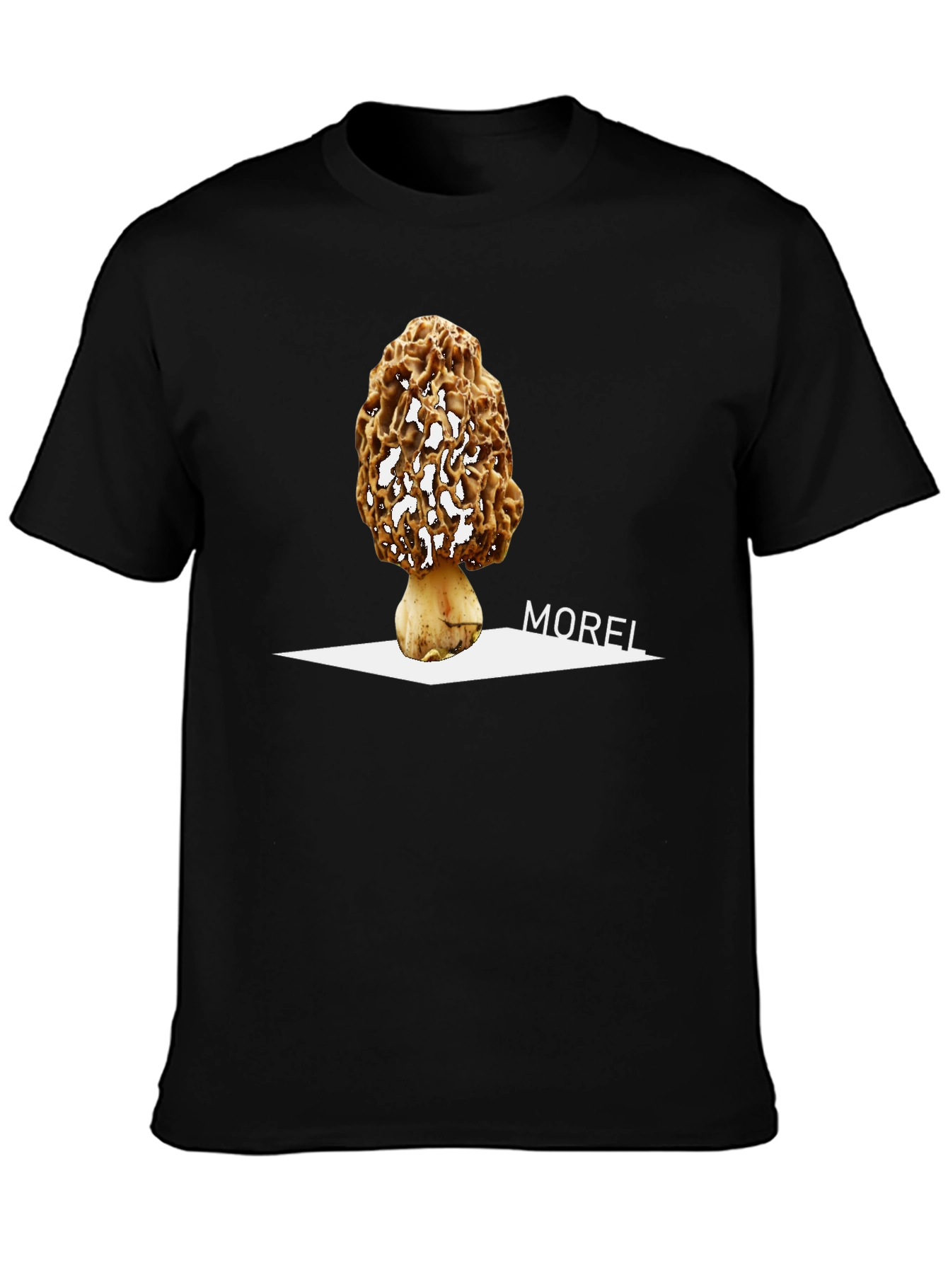 Morel Mushroom Graphic Tee - Unique Nature Design