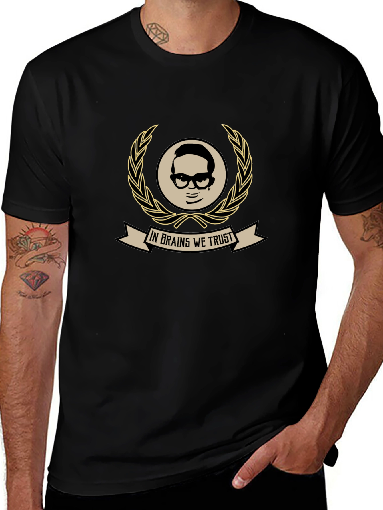 In Brains We Trust Graphic T-Shirt