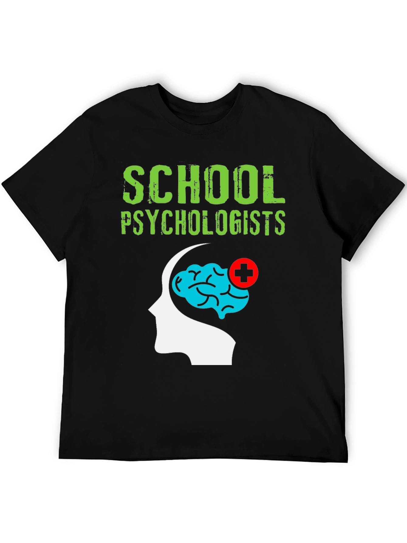 School Psychologist T-Shirt Brain Graphic Tee