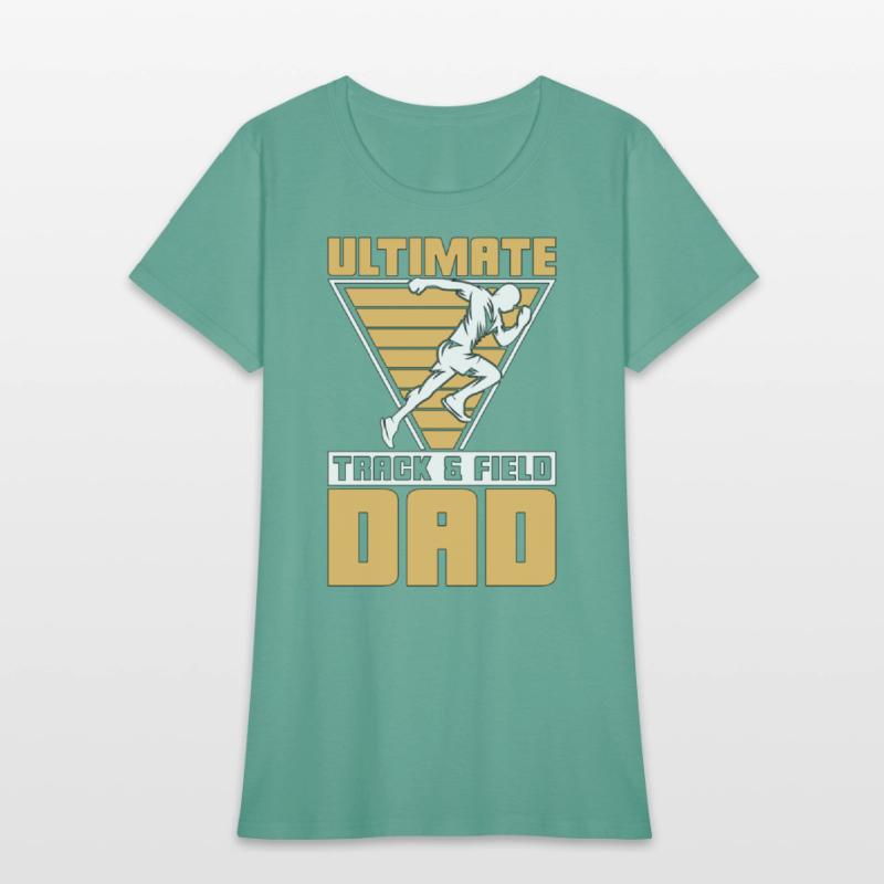 Ultimate Track & Field Dad Sprinting Athletic Race