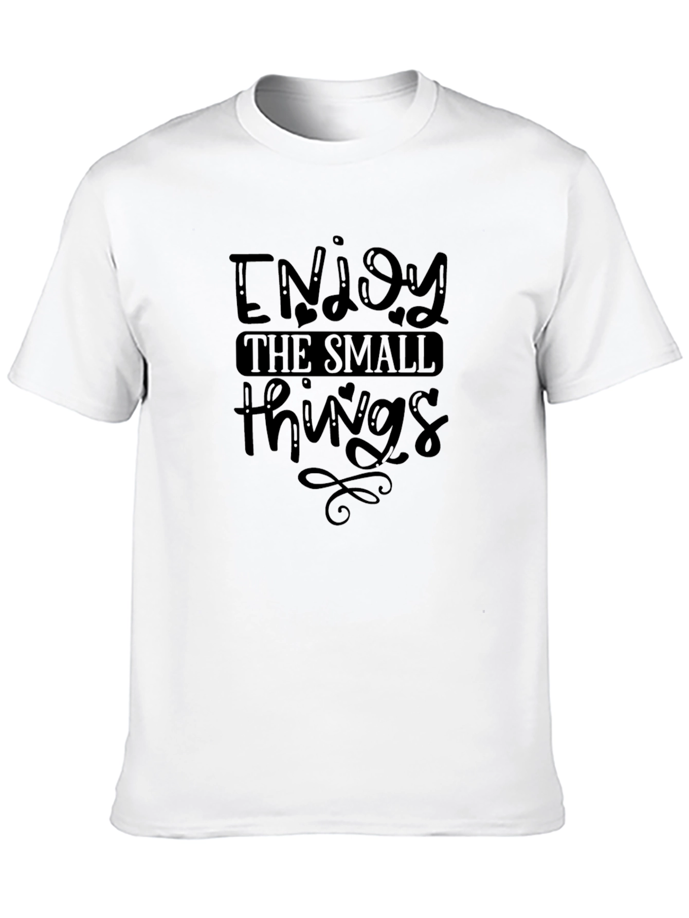 Enjoy The Small Things Graphic Tee - Black