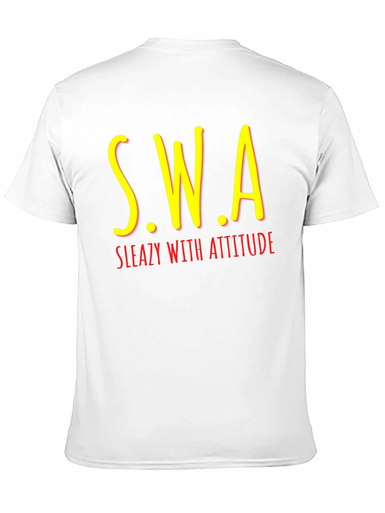 S.W.A Sleazy With Attitude Black T-Shirt
