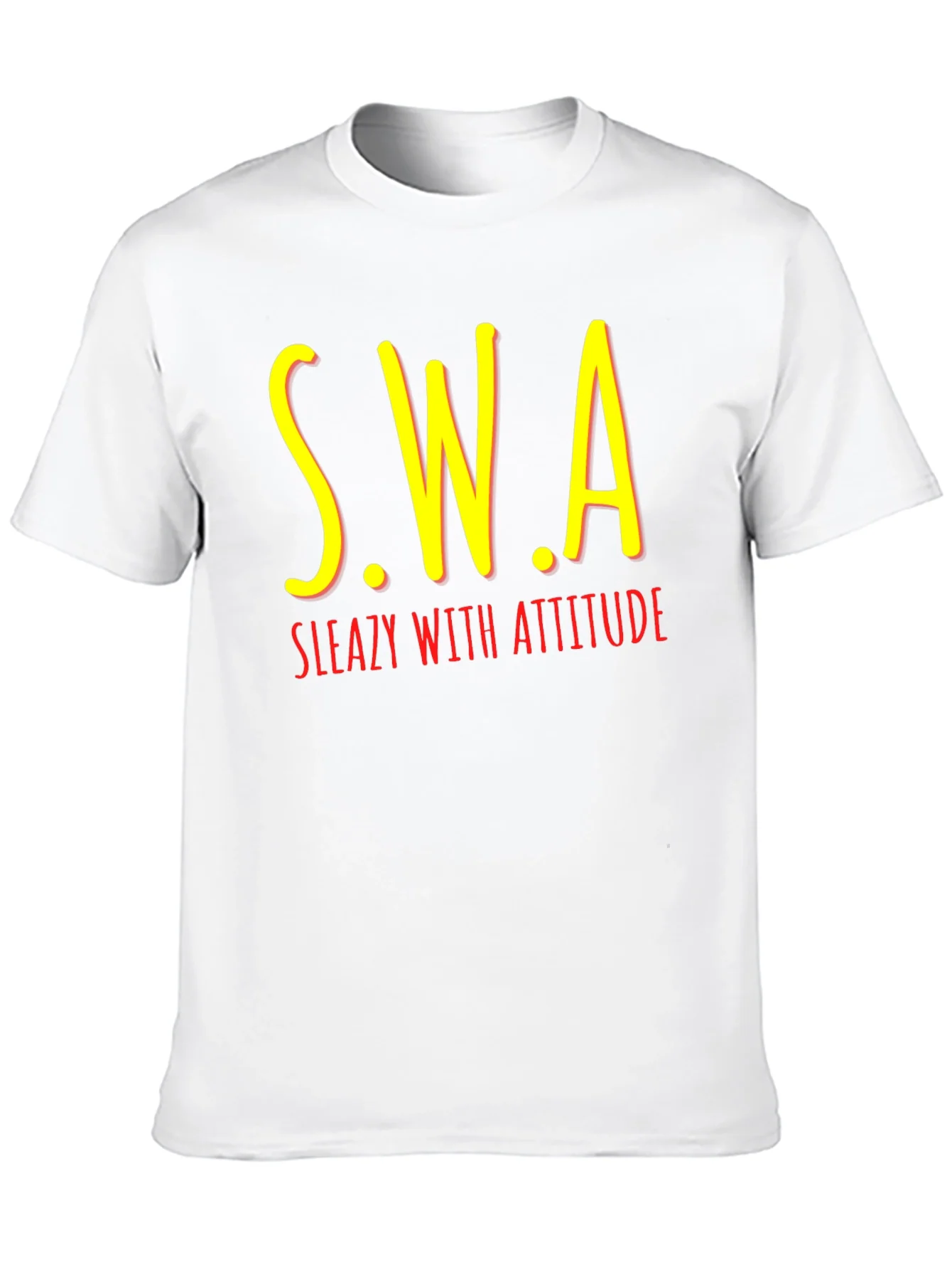 S.W.A Sleazy With Attitude Black T-Shirt