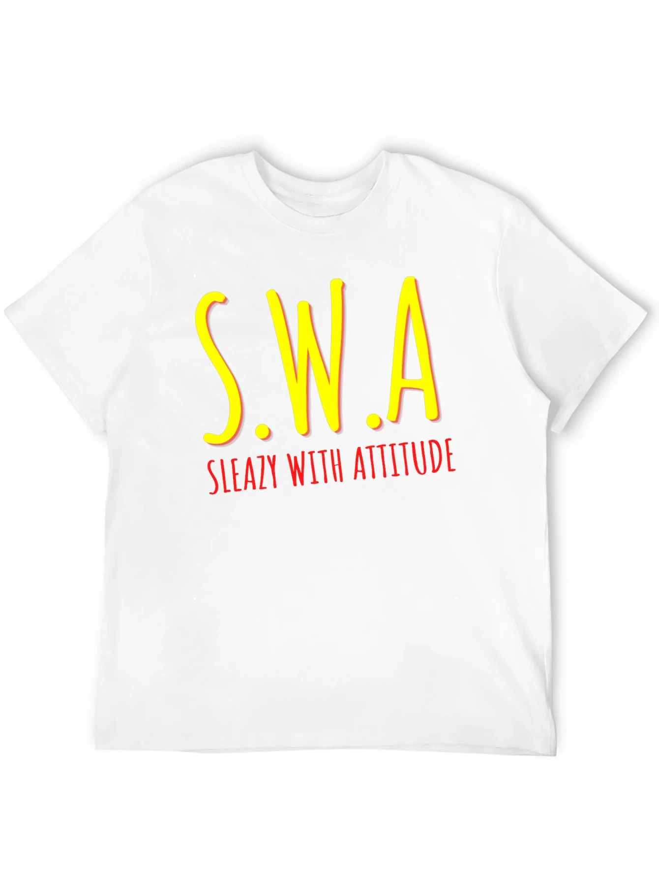 S.W.A Sleazy With Attitude Black T-Shirt