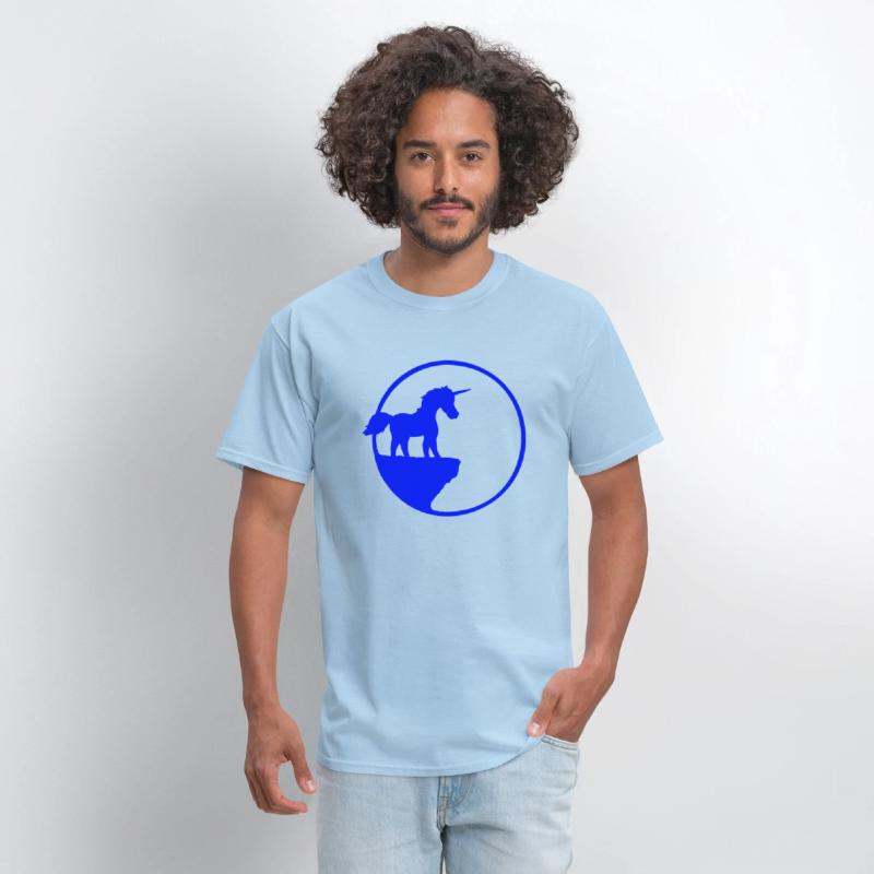 Unicorn Cliff Moon Mountain Night Sweet Silhouette