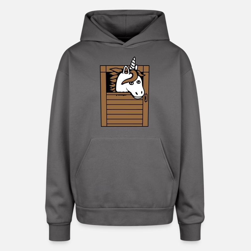 Unicorn Horse Stable Pony Peeking Out Cute Comic