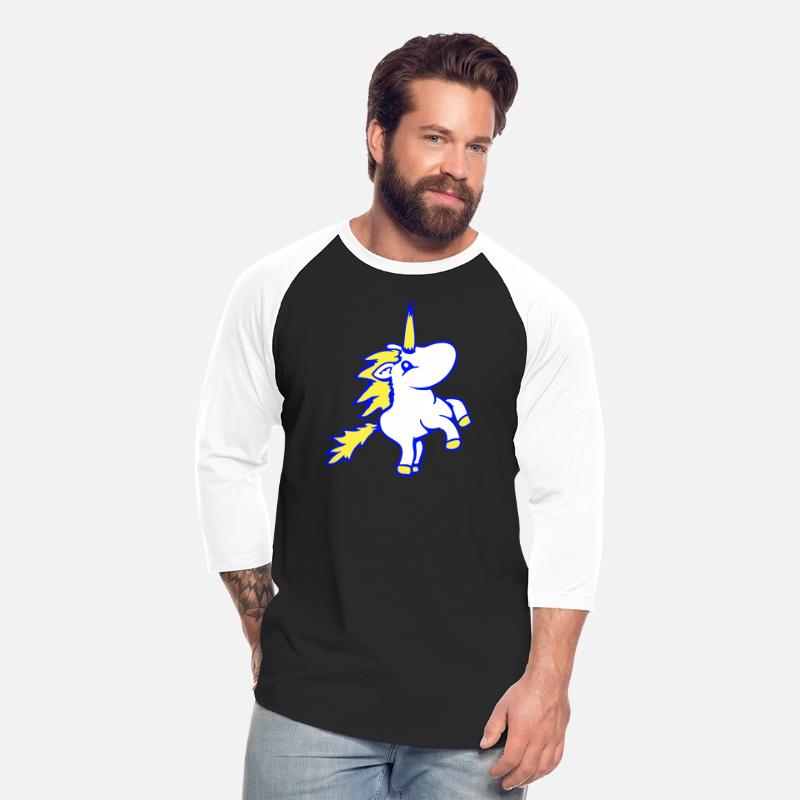 Unicorn jumps high Front legs cute Cartoon horse