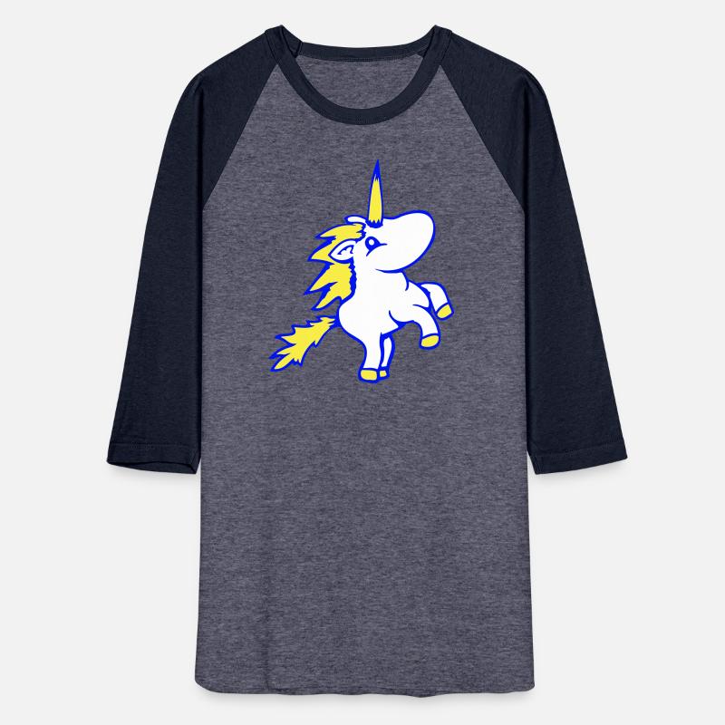 Unicorn jumps high Front legs cute Cartoon horse