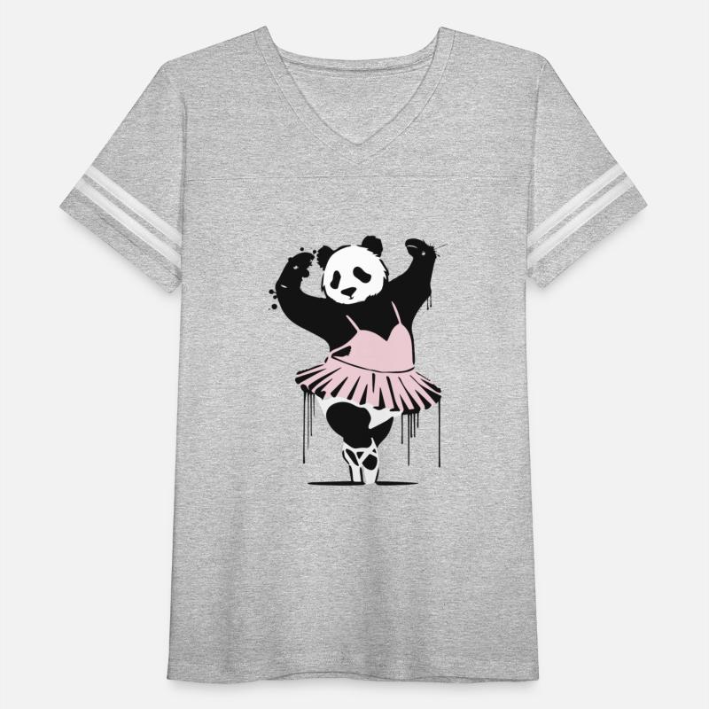 unique dancing panda in pink ballet dress