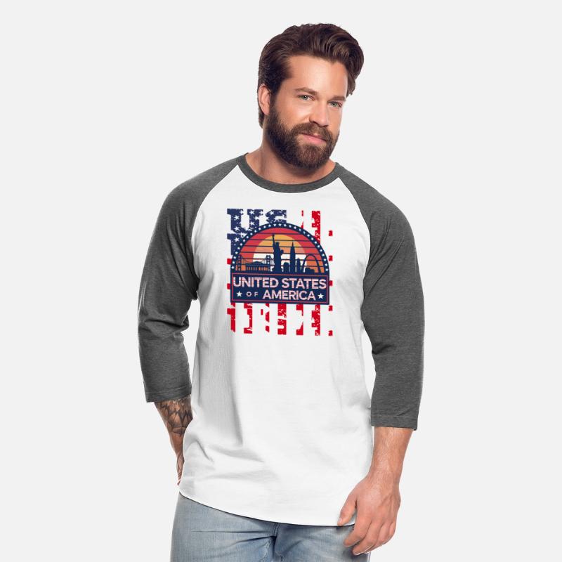United States Of America Skyline USA Pride