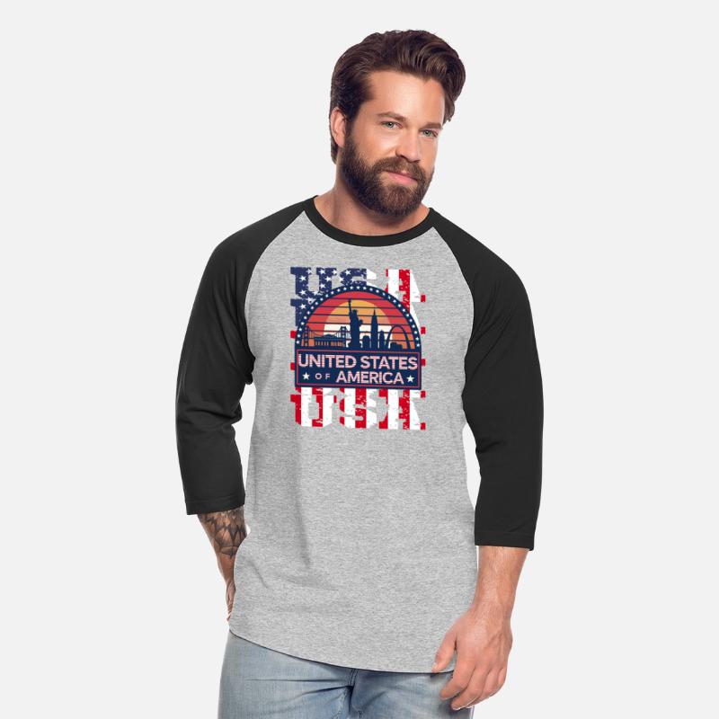 United States Of America Skyline USA Pride