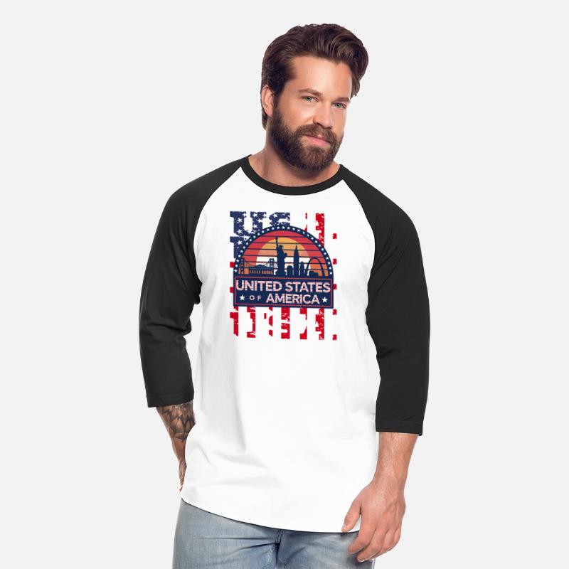 United States Of America Skyline USA Pride