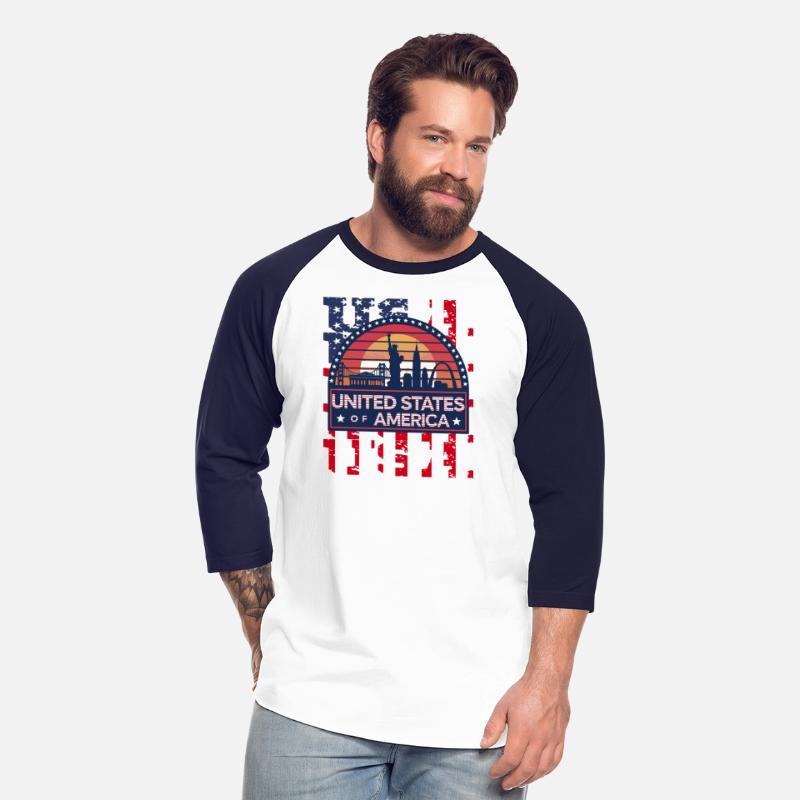 United States Of America Skyline USA Pride