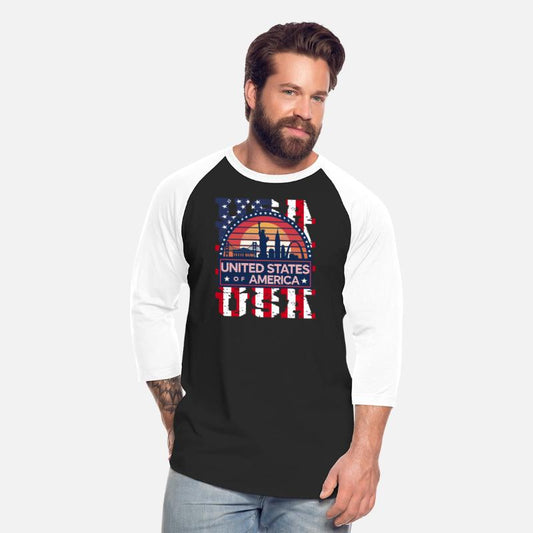 United States Of America Skyline USA Pride
