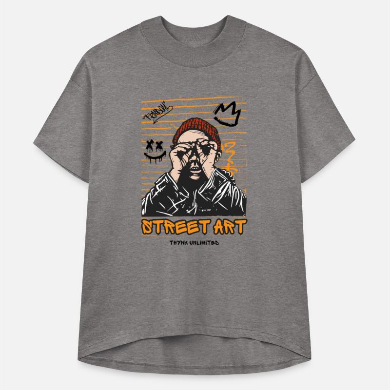 Urban Graffiti Vibe – Street Art Character Tee Des