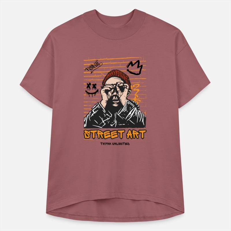 Urban Graffiti Vibe – Street Art Character Tee Des