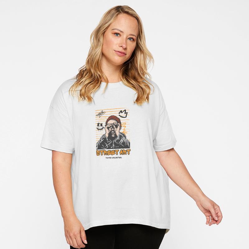 Urban Graffiti Vibe – Street Art Character Tee Des