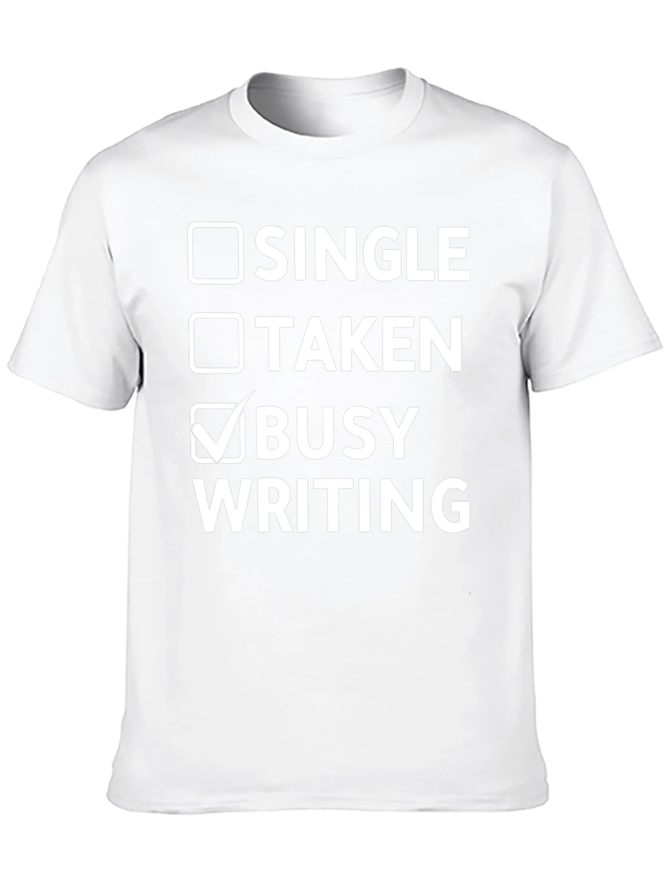 Busy Writing Novelty T-Shirt