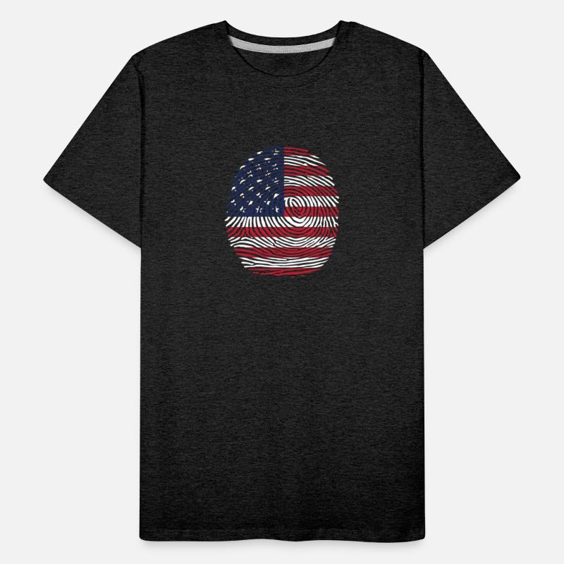 Usa flag fingerprint
