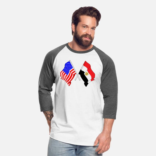 USA flag USA and Egypt flag