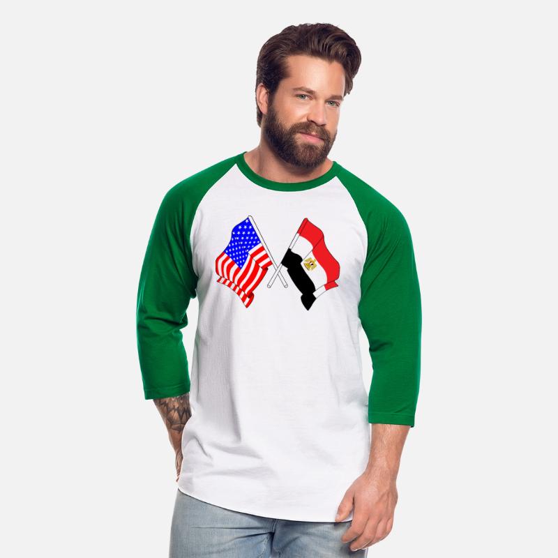 USA flag USA and Egypt flag