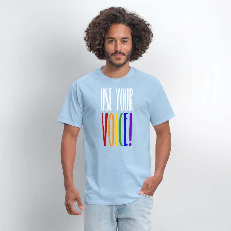 Use your voice! LGBTQ Gay Pride CSD Coming Out