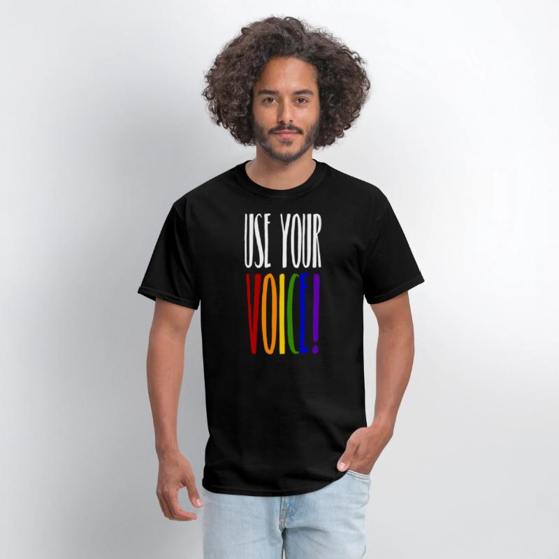Use your voice! LGBTQ Gay Pride CSD Coming Out