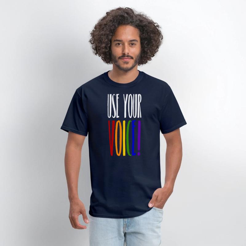 Use your voice! LGBTQ Gay Pride CSD Coming Out