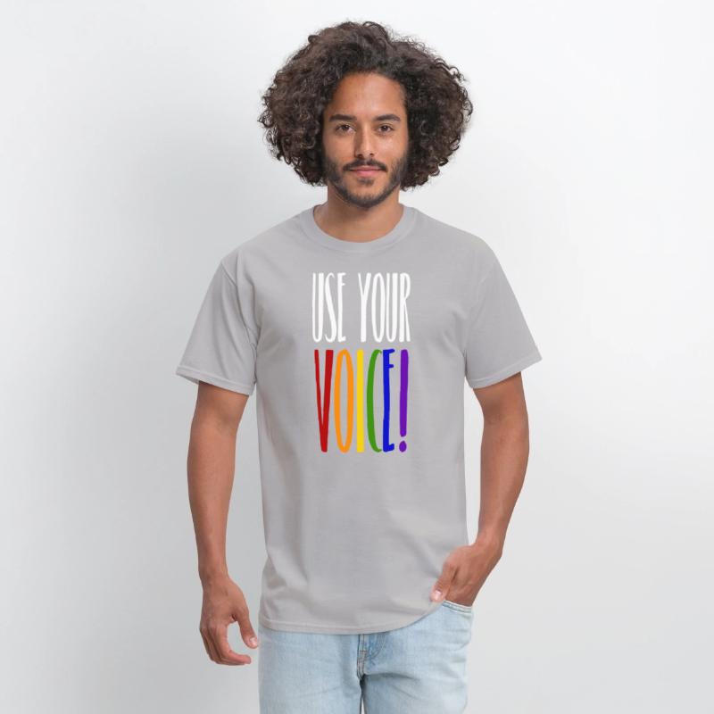 Use your voice! LGBTQ Gay Pride CSD Coming Out