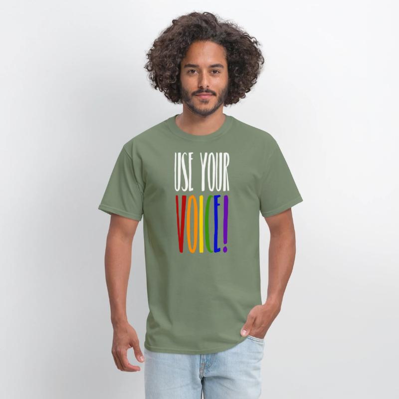 Use your voice! LGBTQ Gay Pride CSD Coming Out