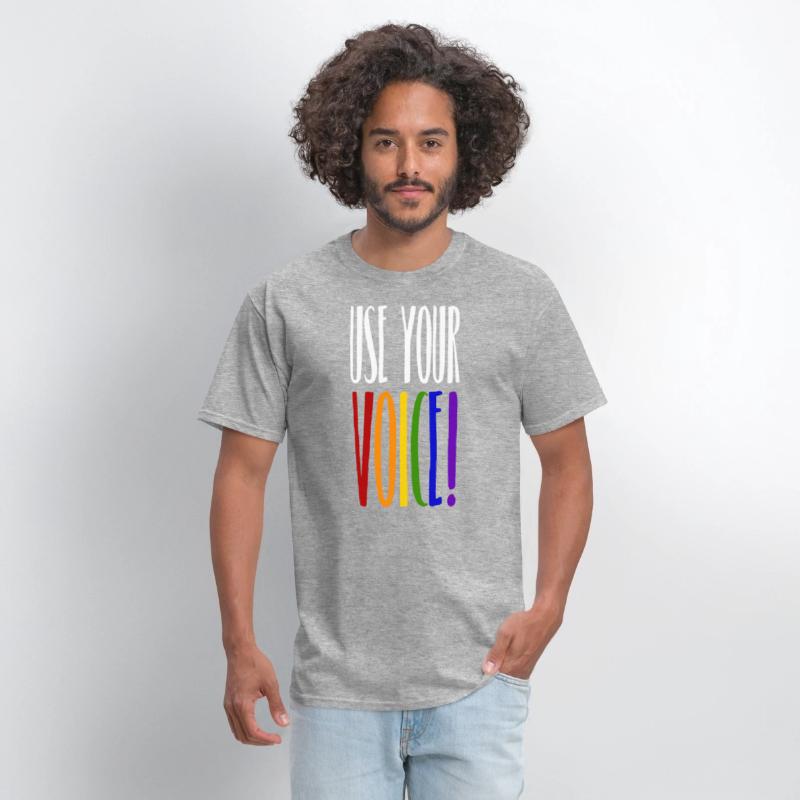 Use your voice! LGBTQ Gay Pride CSD Coming Out