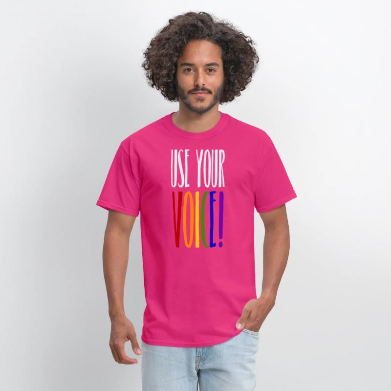 Use your voice! LGBTQ Gay Pride CSD Coming Out