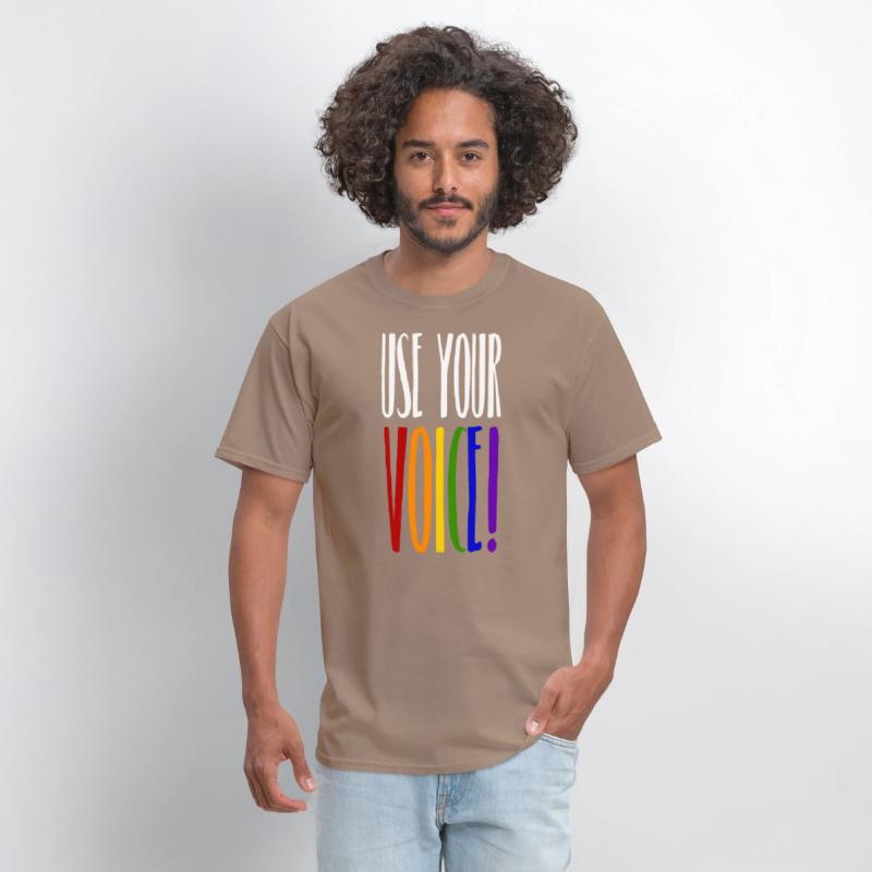 Use your voice! LGBTQ Gay Pride CSD Coming Out